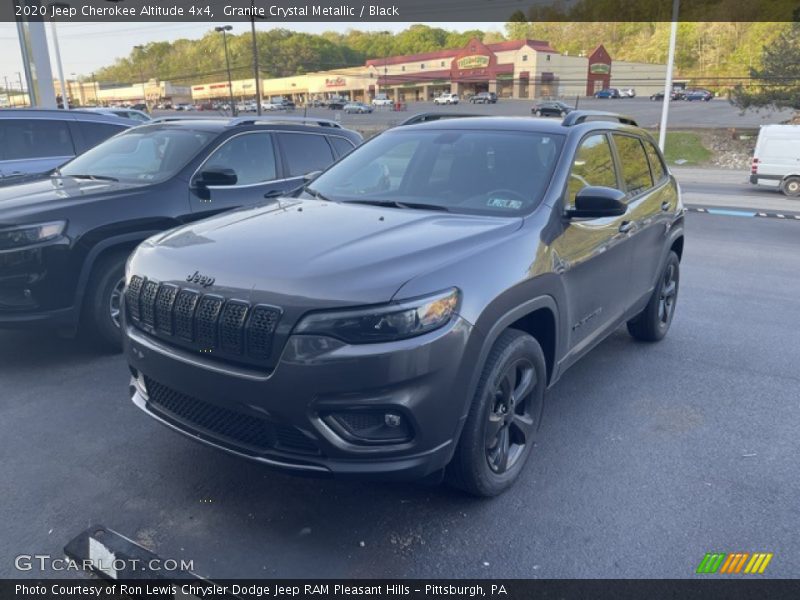 Granite Crystal Metallic / Black 2020 Jeep Cherokee Altitude 4x4