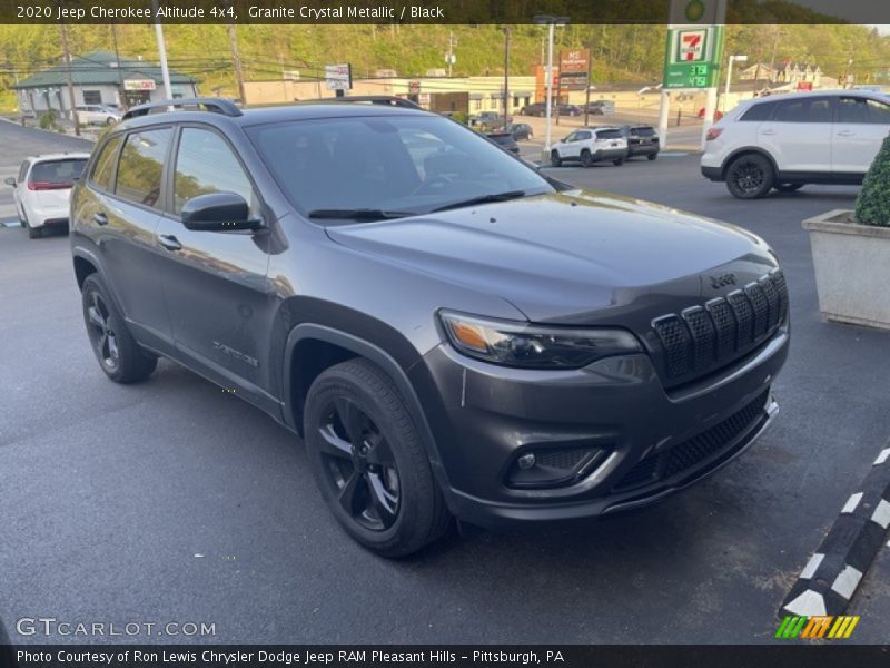 Granite Crystal Metallic / Black 2020 Jeep Cherokee Altitude 4x4
