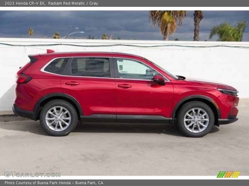 Radiant Red Metallic / Gray 2023 Honda CR-V EX