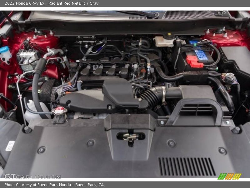 Radiant Red Metallic / Gray 2023 Honda CR-V EX
