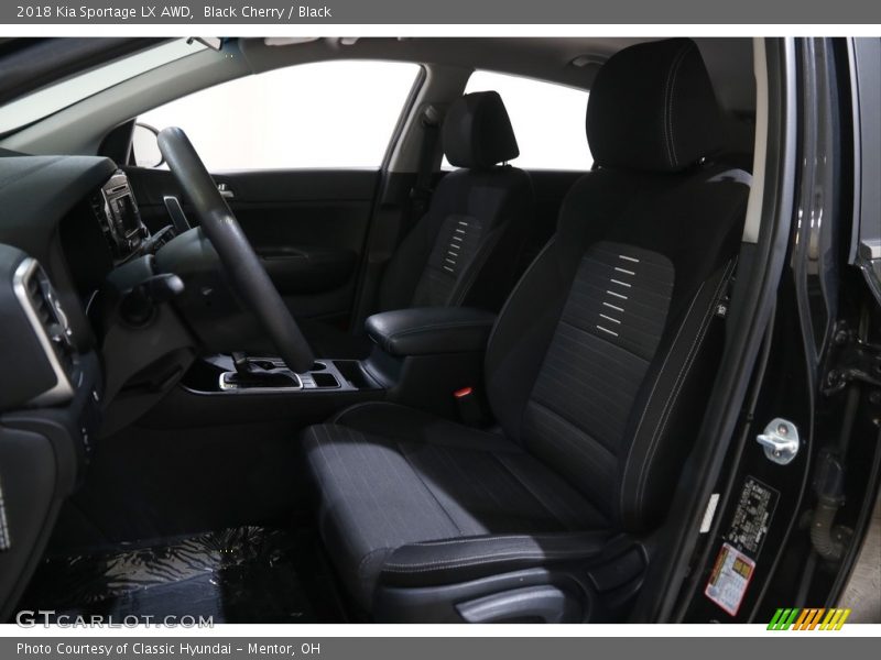Black Cherry / Black 2018 Kia Sportage LX AWD