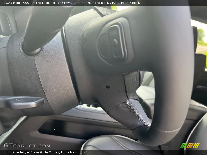 Diamond Black Crystal Pearl / Black 2023 Ram 1500 Limited Night Edition Crew Cab 4x4