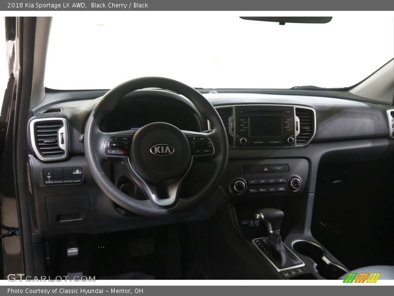 Black Cherry / Black 2018 Kia Sportage LX AWD