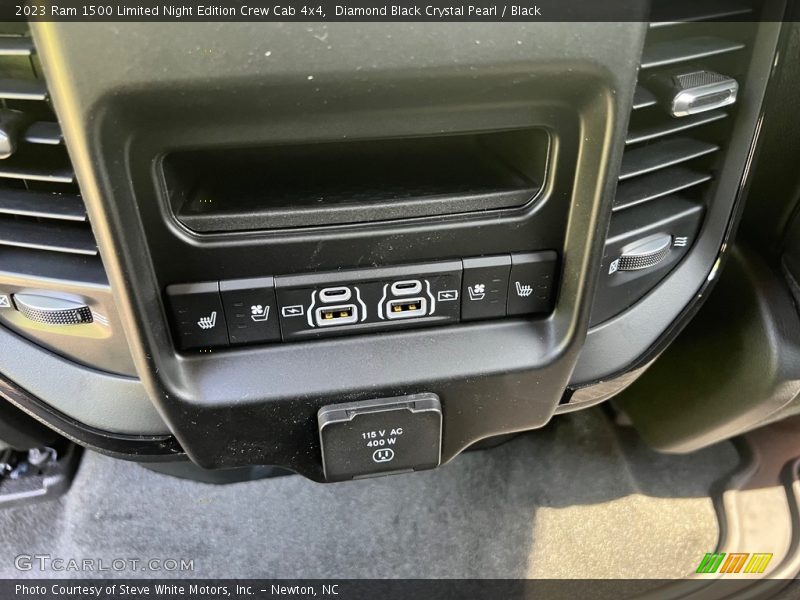 Diamond Black Crystal Pearl / Black 2023 Ram 1500 Limited Night Edition Crew Cab 4x4