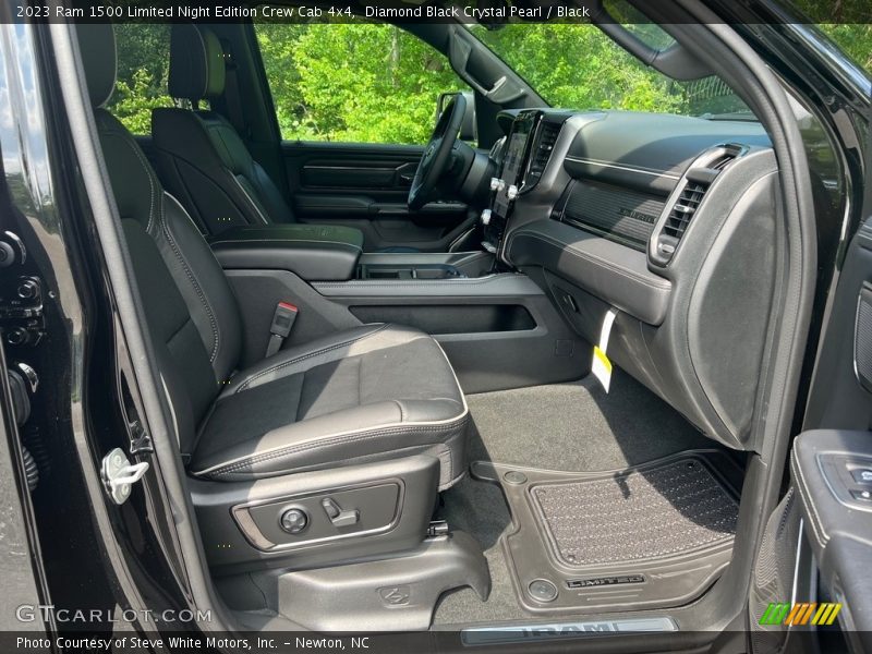 Diamond Black Crystal Pearl / Black 2023 Ram 1500 Limited Night Edition Crew Cab 4x4
