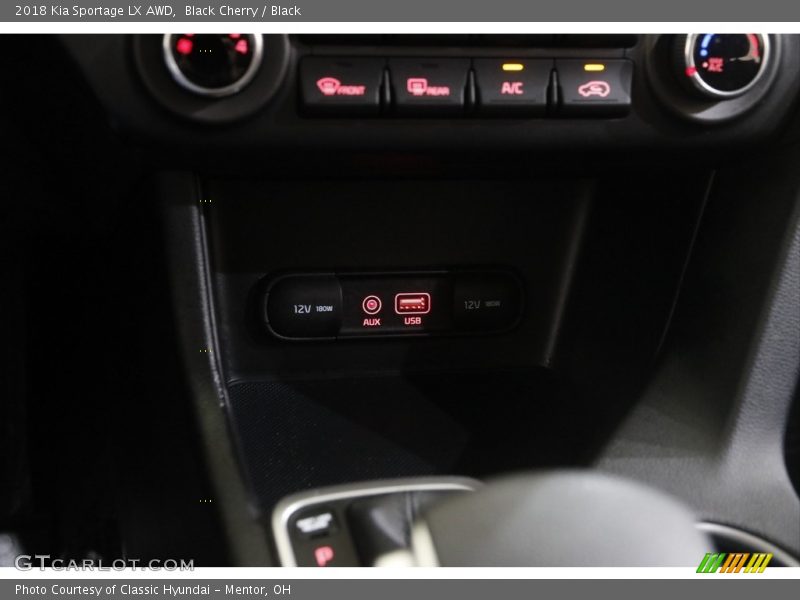 Black Cherry / Black 2018 Kia Sportage LX AWD