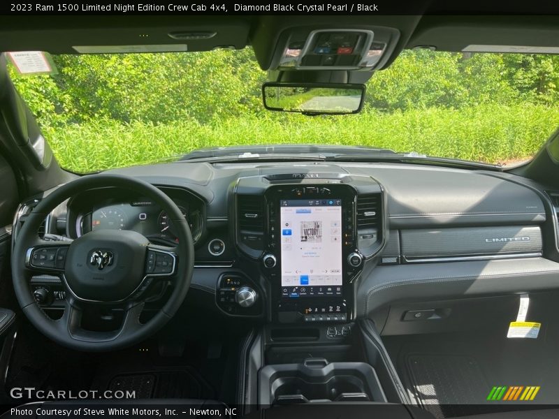Dashboard of 2023 1500 Limited Night Edition Crew Cab 4x4