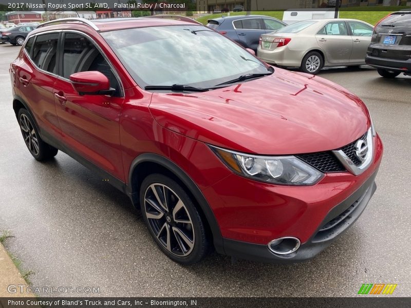 Palatial Ruby / Charcoal 2017 Nissan Rogue Sport SL AWD