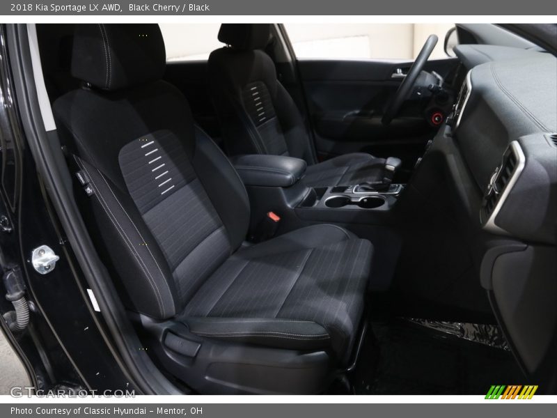 Black Cherry / Black 2018 Kia Sportage LX AWD