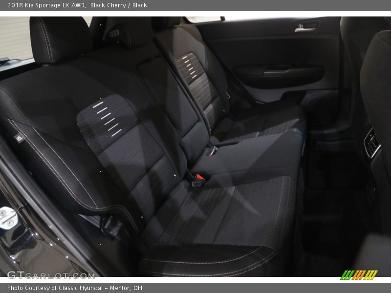 Black Cherry / Black 2018 Kia Sportage LX AWD