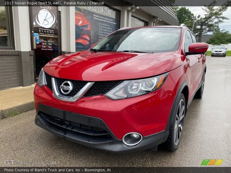 Palatial Ruby / Charcoal 2017 Nissan Rogue Sport SL AWD