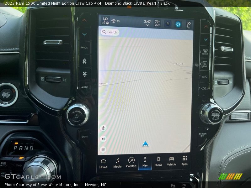 Navigation of 2023 1500 Limited Night Edition Crew Cab 4x4