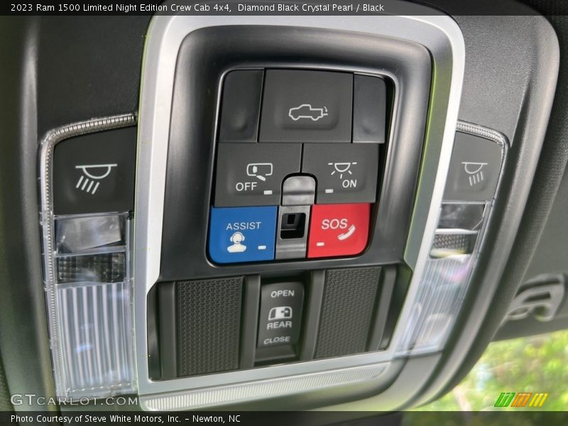 Controls of 2023 1500 Limited Night Edition Crew Cab 4x4