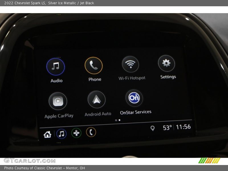 Silver Ice Metallic / Jet Black 2022 Chevrolet Spark LS