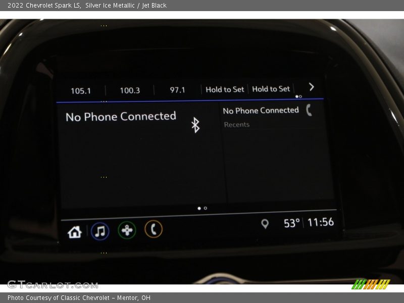 Silver Ice Metallic / Jet Black 2022 Chevrolet Spark LS