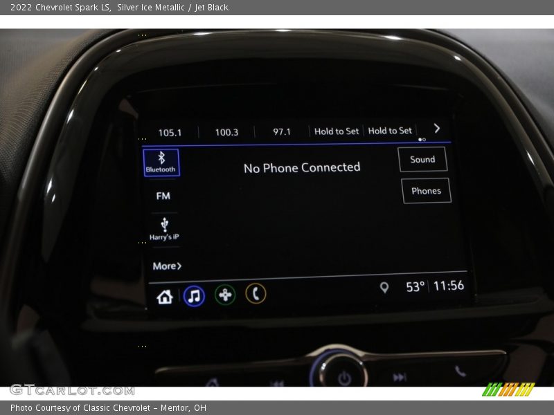 Silver Ice Metallic / Jet Black 2022 Chevrolet Spark LS