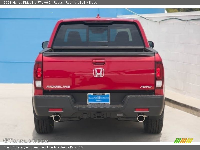 Radiant Red Metallic II / Black 2023 Honda Ridgeline RTL AWD