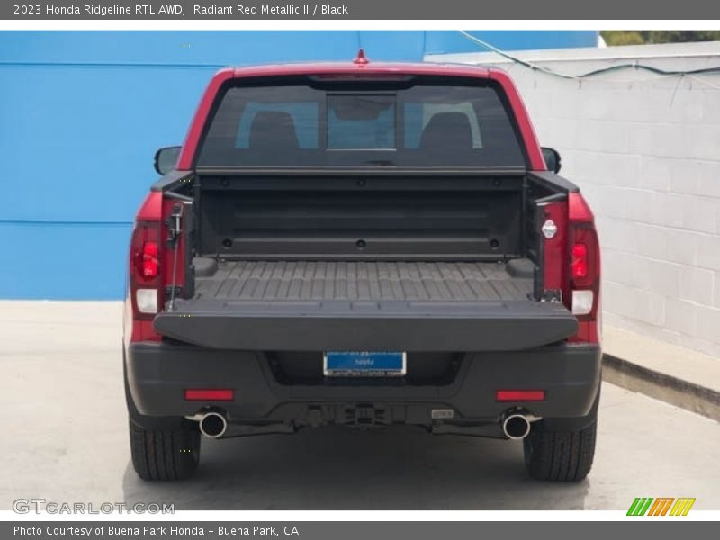 Radiant Red Metallic II / Black 2023 Honda Ridgeline RTL AWD