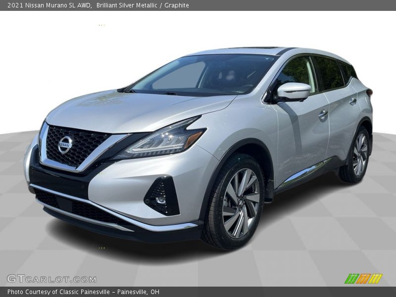 Brilliant Silver Metallic / Graphite 2021 Nissan Murano SL AWD