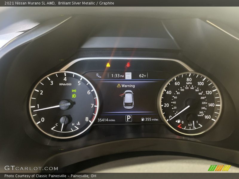 Brilliant Silver Metallic / Graphite 2021 Nissan Murano SL AWD