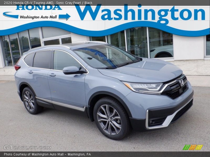 Sonic Gray Pearl / Black 2020 Honda CR-V Touring AWD