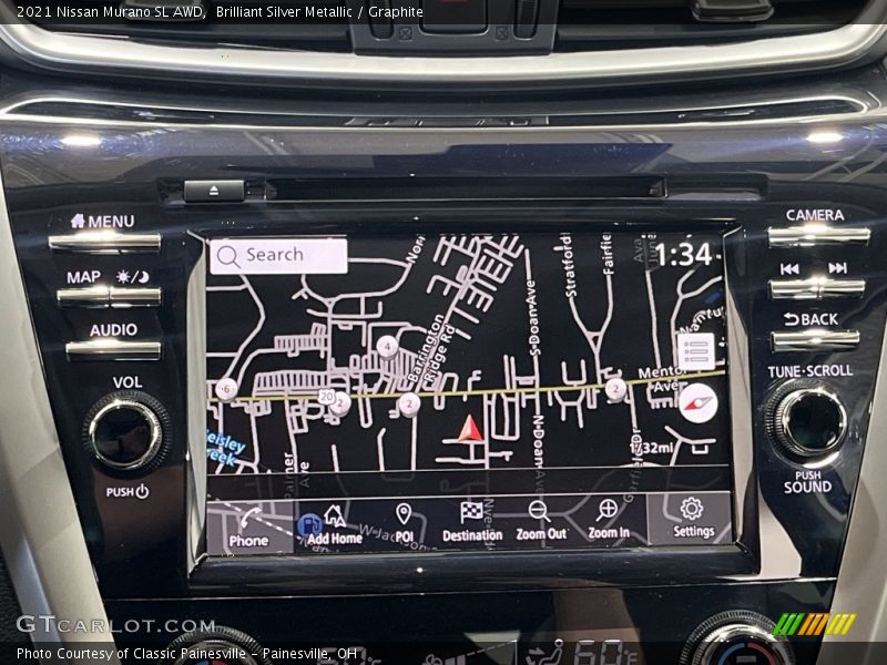 Brilliant Silver Metallic / Graphite 2021 Nissan Murano SL AWD