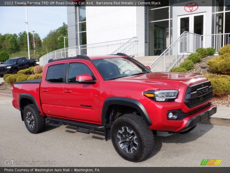 Barcelona Red Metallic / Cement/Black 2022 Toyota Tacoma TRD Off Road Double Cab 4x4