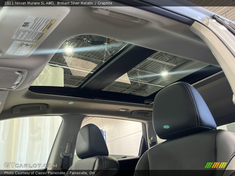 Brilliant Silver Metallic / Graphite 2021 Nissan Murano SL AWD