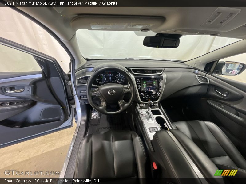 Brilliant Silver Metallic / Graphite 2021 Nissan Murano SL AWD