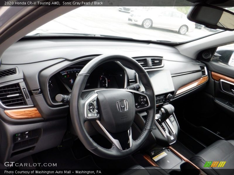 Sonic Gray Pearl / Black 2020 Honda CR-V Touring AWD