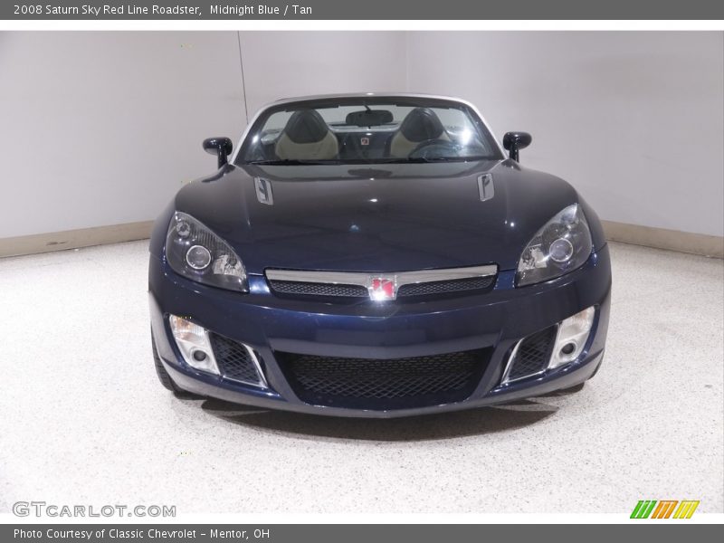 Midnight Blue / Tan 2008 Saturn Sky Red Line Roadster