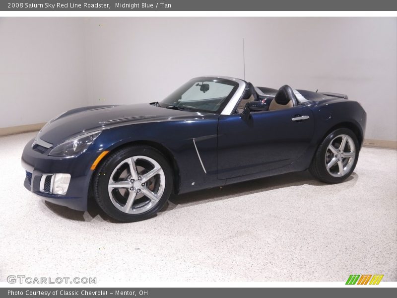 Front 3/4 View of 2008 Sky Red Line Roadster