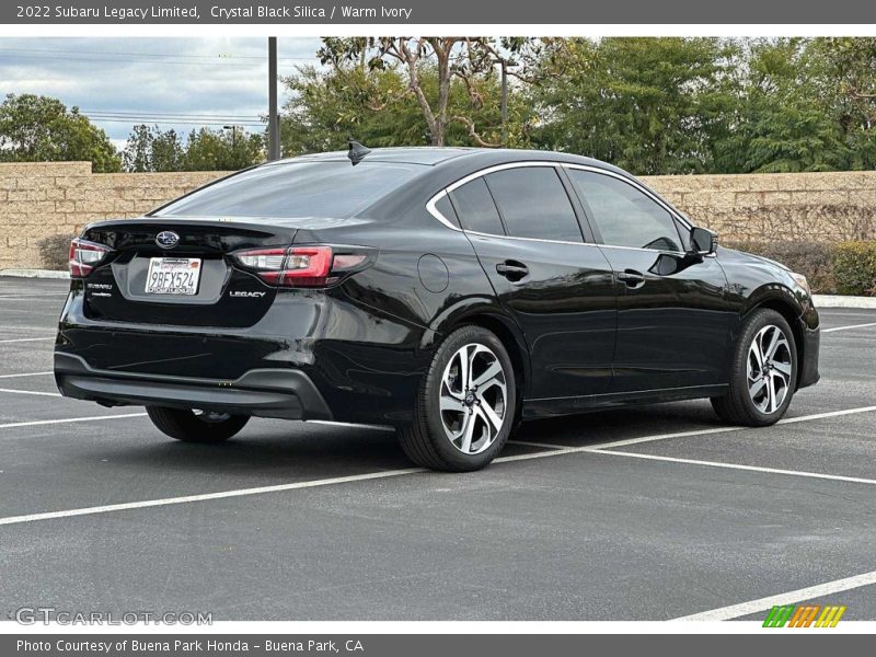 Crystal Black Silica / Warm Ivory 2022 Subaru Legacy Limited