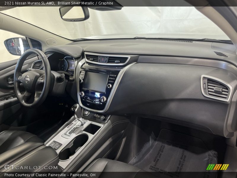 Brilliant Silver Metallic / Graphite 2021 Nissan Murano SL AWD