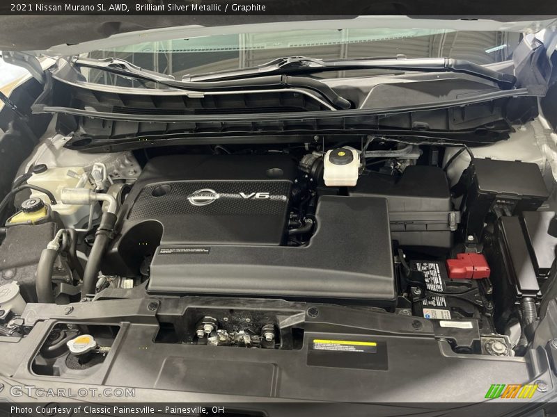 Brilliant Silver Metallic / Graphite 2021 Nissan Murano SL AWD