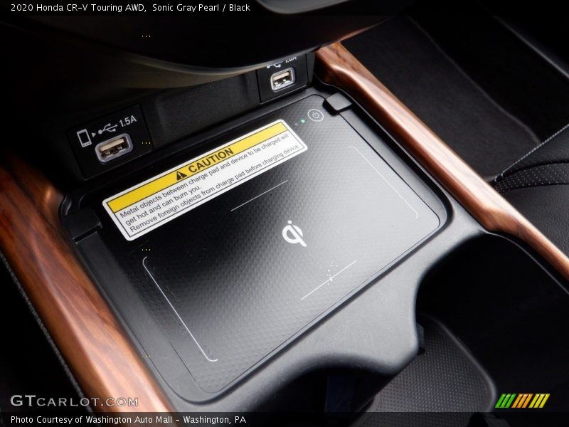 Sonic Gray Pearl / Black 2020 Honda CR-V Touring AWD