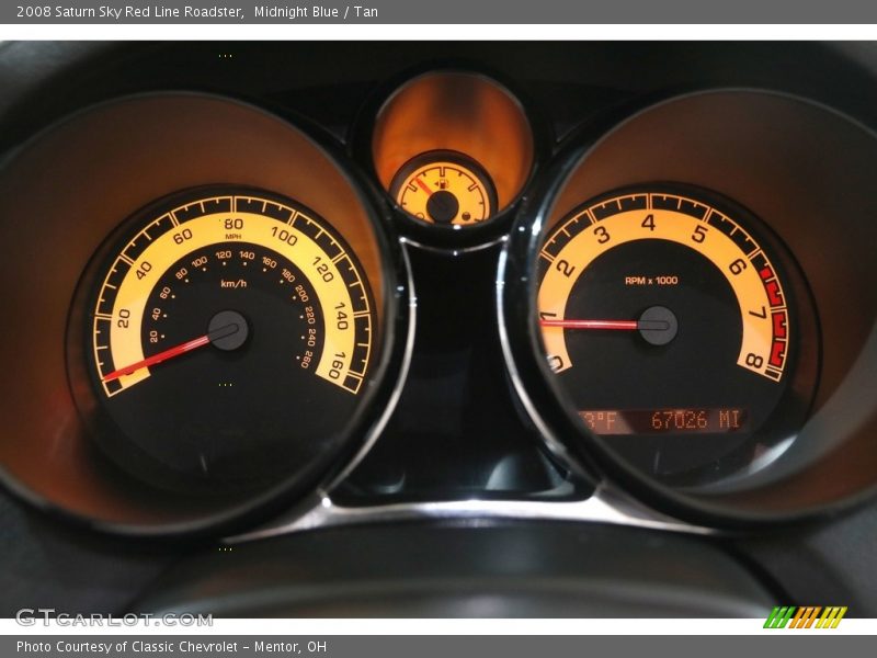  2008 Sky Red Line Roadster Red Line Roadster Gauges