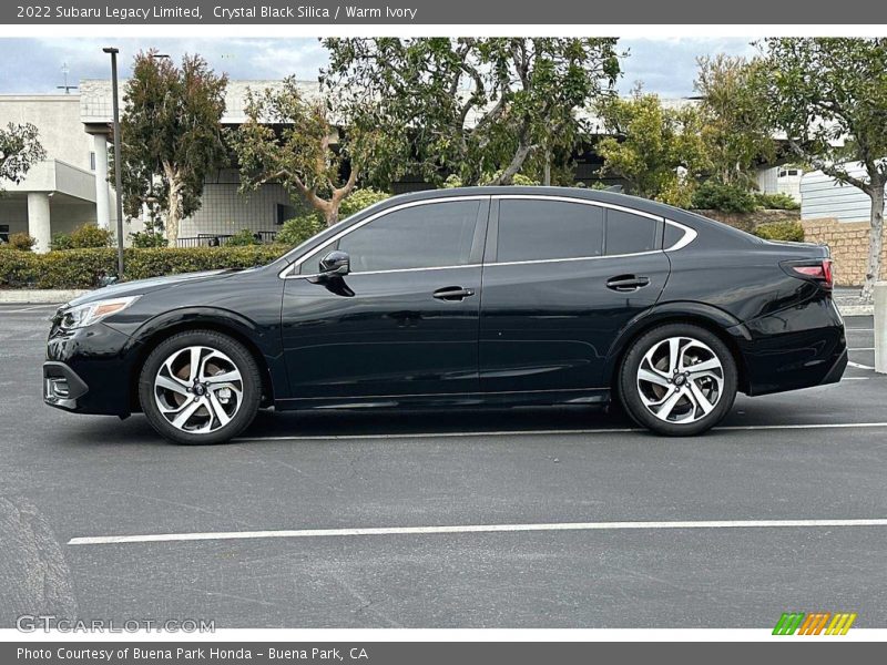 Crystal Black Silica / Warm Ivory 2022 Subaru Legacy Limited