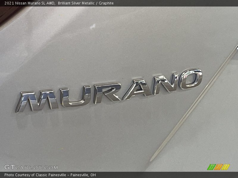 Brilliant Silver Metallic / Graphite 2021 Nissan Murano SL AWD