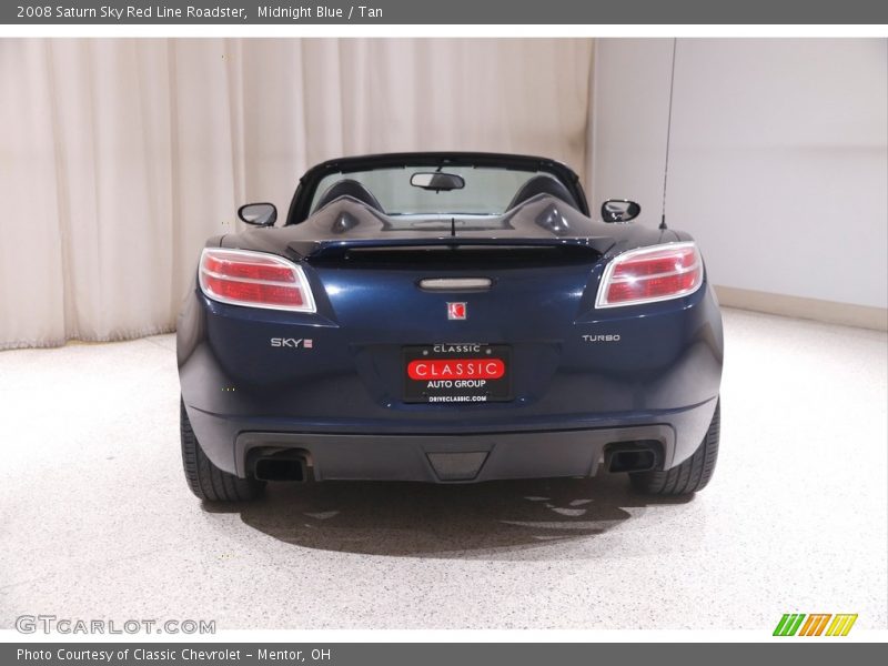 Midnight Blue / Tan 2008 Saturn Sky Red Line Roadster