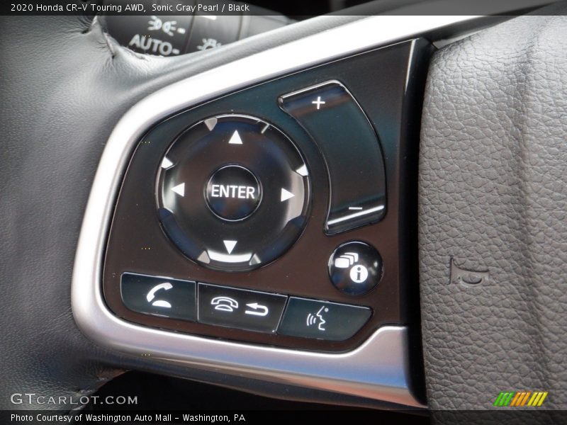 Sonic Gray Pearl / Black 2020 Honda CR-V Touring AWD