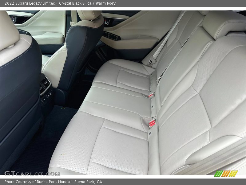 Rear Seat of 2022 Legacy Limited