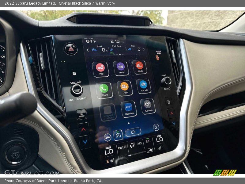 Controls of 2022 Legacy Limited