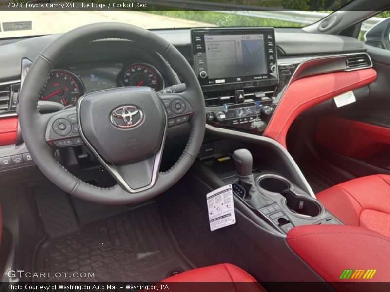  2023 Camry XSE Cockpit Red Interior