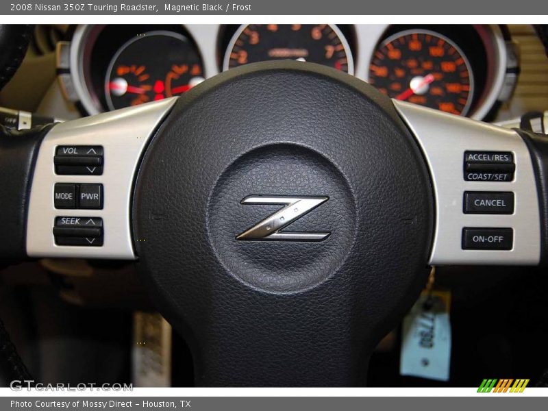 Magnetic Black / Frost 2008 Nissan 350Z Touring Roadster