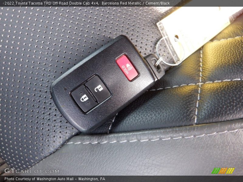 Barcelona Red Metallic / Cement/Black 2022 Toyota Tacoma TRD Off Road Double Cab 4x4
