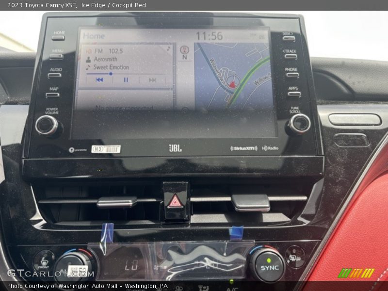 Controls of 2023 Camry XSE
