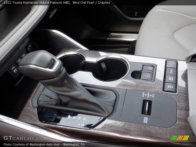  2022 Highlander Hybrid Platinum AWD ECVT Automatic Shifter