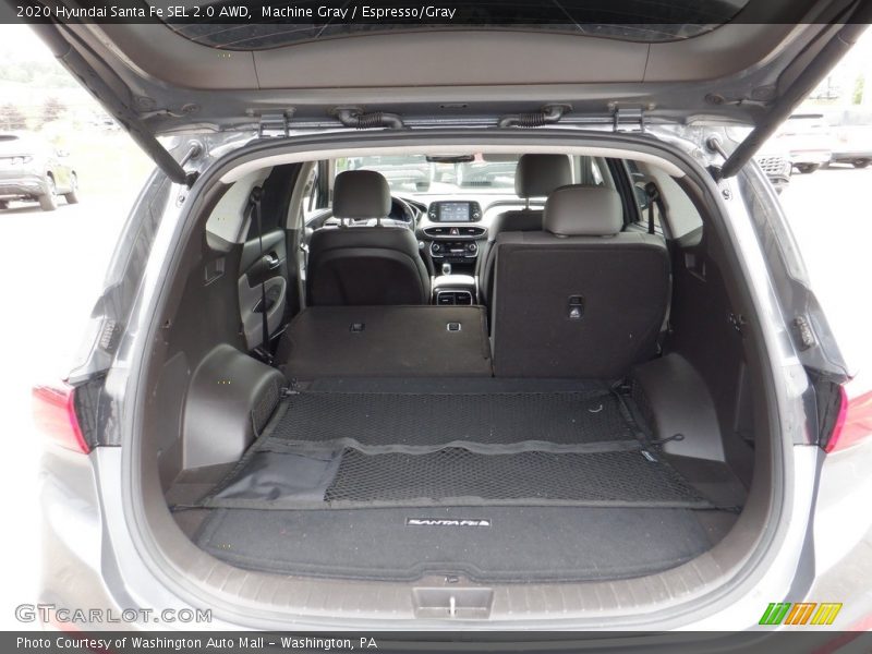 Machine Gray / Espresso/Gray 2020 Hyundai Santa Fe SEL 2.0 AWD