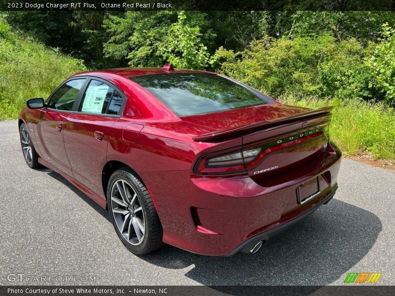 Octane Red Pearl / Black 2023 Dodge Charger R/T Plus